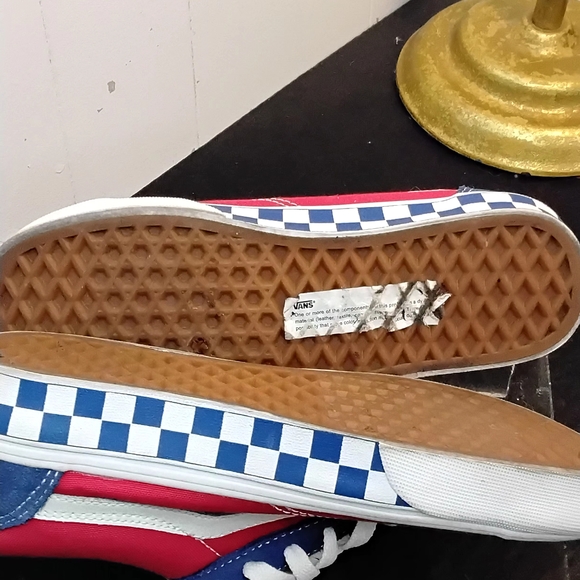 Vans Kids Red and Blue Sneakers - Picture 6 of 6